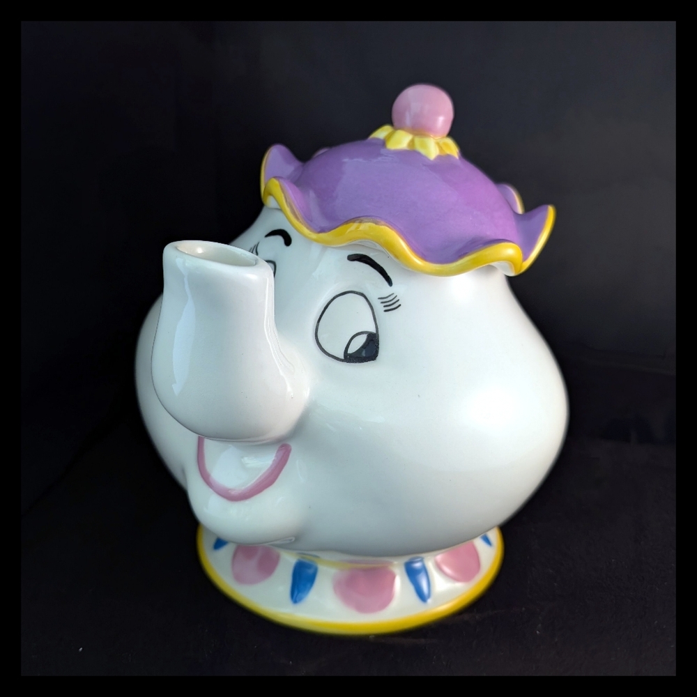 🫖 Vtg. Disney's Beauty & the Beast Mrs. Pott's Large Teapot